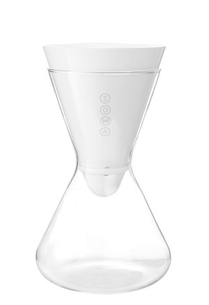 Filter Carafe Glass 1.4L White